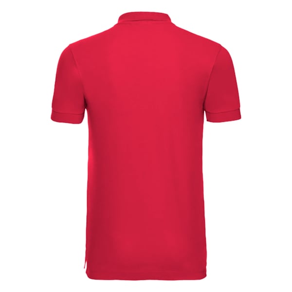 Russell Mens Stretch Short Sleeve Polo Shirt