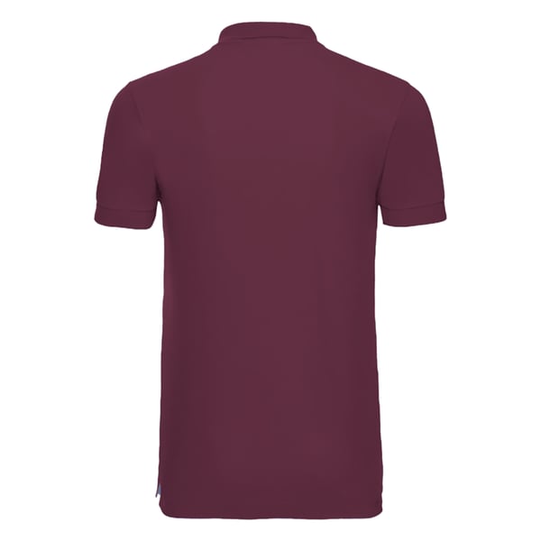 Russell Mens Stretch Short Sleeve Polo Shirt