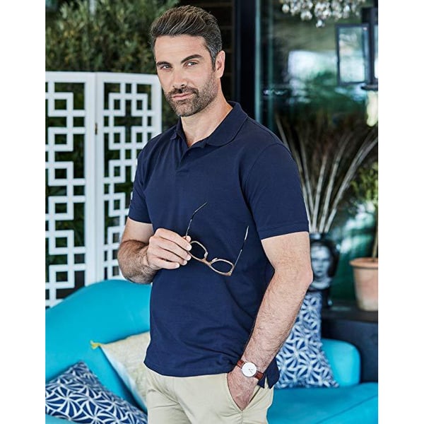Tee Jays Mens Heavy Pique Short Sleeve Polo Shirt
