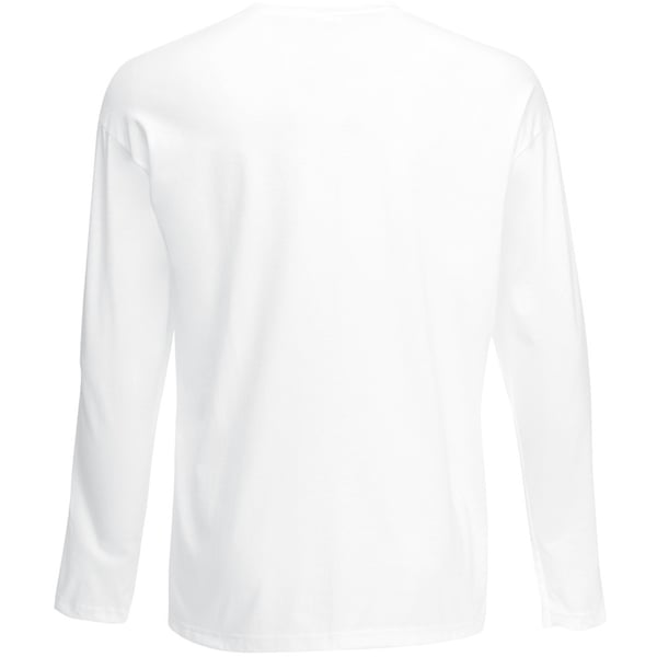 Fruit Of The Loom Mens Valueweight Crew Neck Long Sleeve T-Shirt