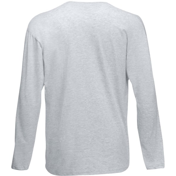 Fruit Of The Loom Mens Valueweight Crew Neck Long Sleeve T-Shirt