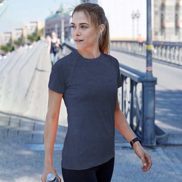 Tee Jays Naisten Cool Dry lyhythihainen T-paita