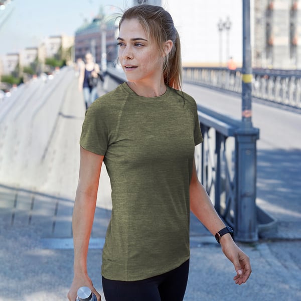 Tee Jays Naisten Cool Dry lyhythihainen T-paita