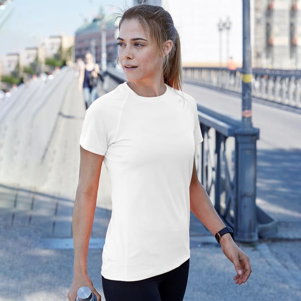 Tee Jays Naisten Cool Dry lyhythihainen T-paita