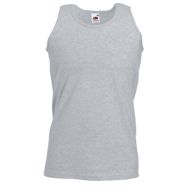 Fruit Of The Loom Mens Athletic Sleeveless Vest / Tank Top