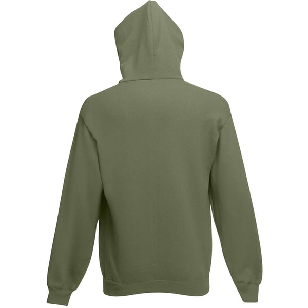 Fruit Of The Loom Mens Zip Through Hooded Sweatshirt / Hoodie