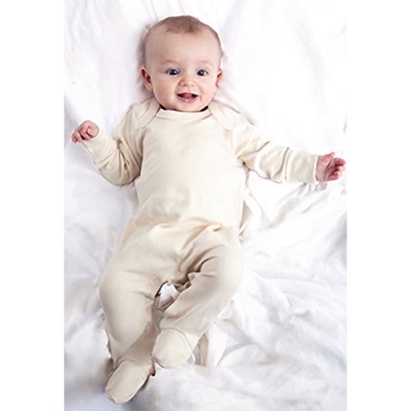 Babybugz Baby Unisex Organic Cotton Envelope Neck Sleepsuit