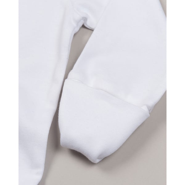 Babybugz Baby Unisex Organic Cotton Envelope Neck Sleepsuit