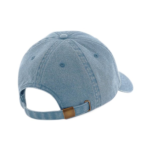 Beechfield Unisex Low Profile Vintage Denim-Look Cap