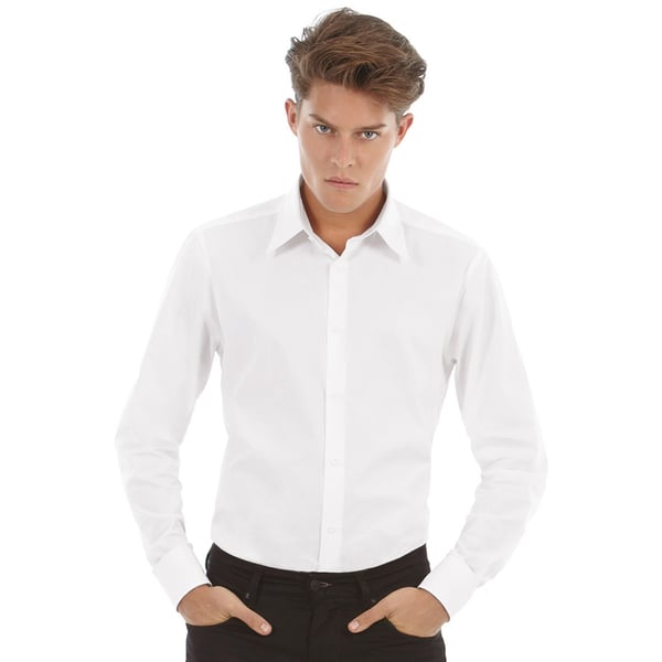 Kustom Kit Mens Long Sleeve Oxford Twill Shirt