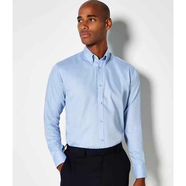 Kustom Kit Mens Long Sleeve Oxford Twill Shirt