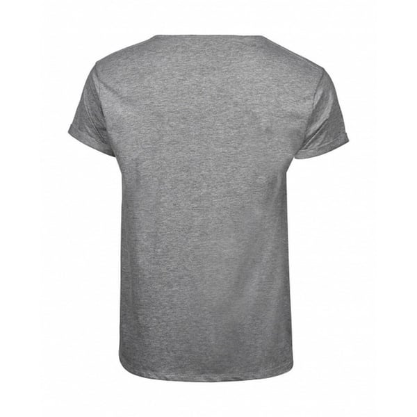Tee Jays Mens Roll Sleeve Cotton T-Shirt