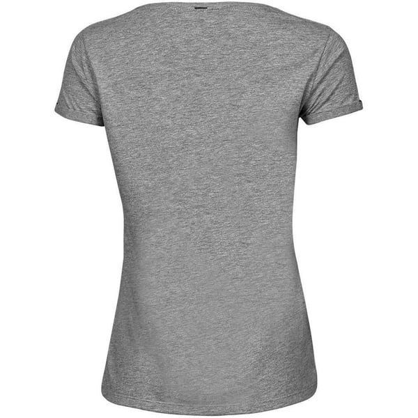 Tee Jays Womens/Ladies Roll Sleeve Cotton T-Shirt