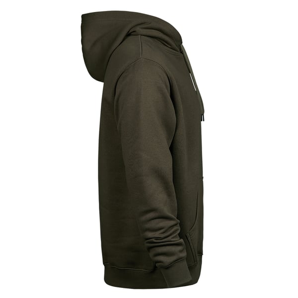 Tee Jays Mens Hooded Cotton Blend Sweatshirt