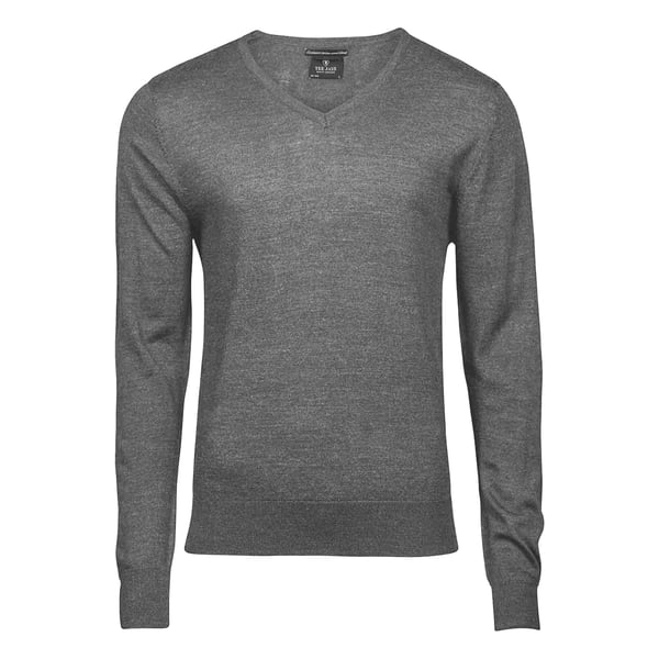 Tee Jays Strikket sweater med V-hals til mænd