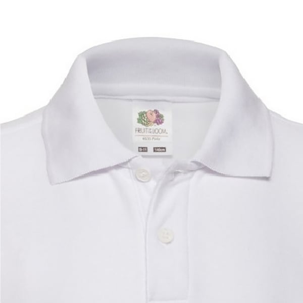 Fruit of the Loom Lasten Pique Lyhythihainen Poolopaita