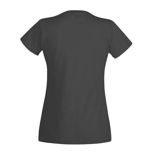 Womens/Ladies Value Fitted V-Neck Short Sleeve Casual T-Shirt