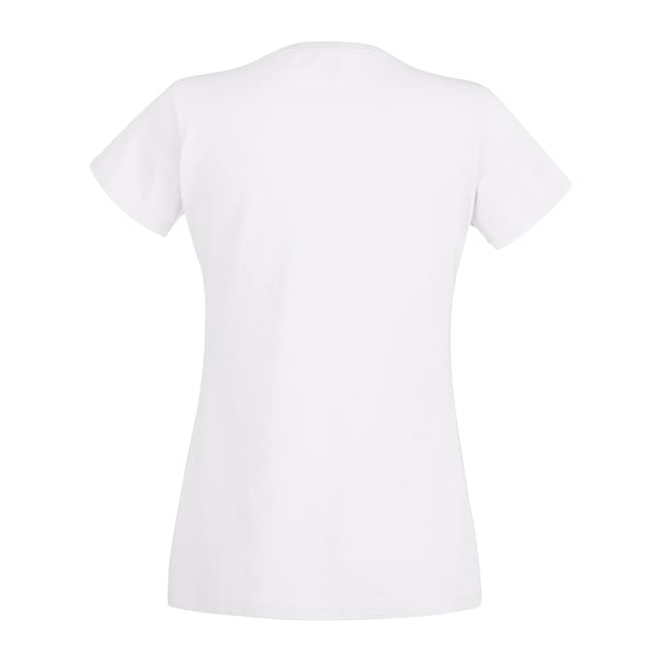 Womens/Ladies Value Fitted V-Neck Short Sleeve Casual T-Shirt