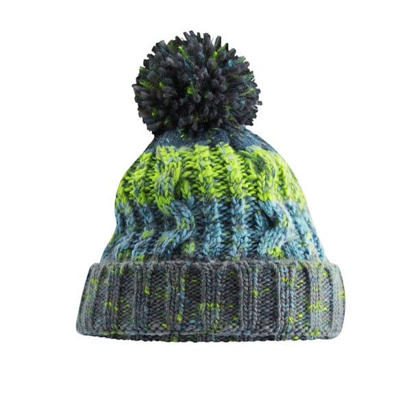 Beechfield Womens/Ladies Corkscrew Pom Pom Beanie