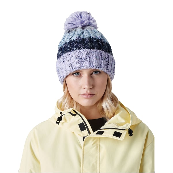 Beechfield Dame/kvinde Corkscrew Pom Pom Pom Beanie