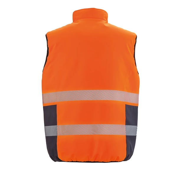 Result Safeguard Mens Reversible Soft Padded Safety Gilet