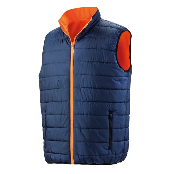 Result Safeguard Mens Reversible Soft Padded Safety Gilet