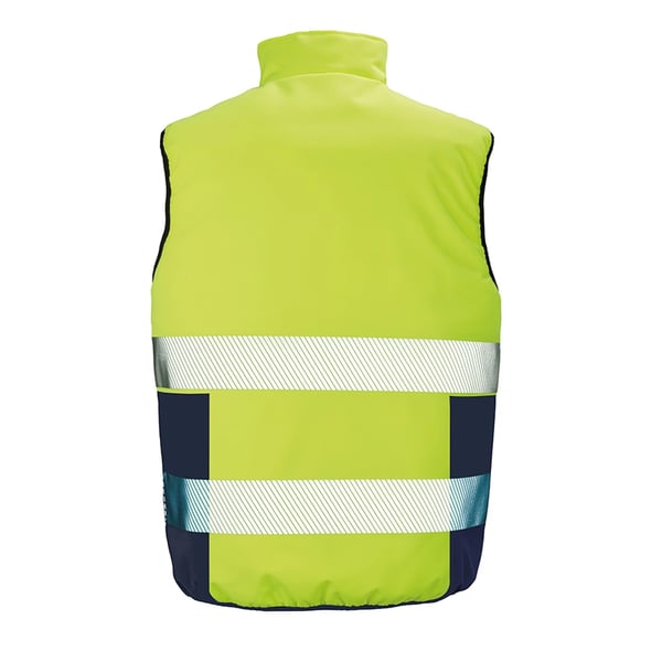 Result Safeguard Mens Reversible Soft Padded Safety Gilet
