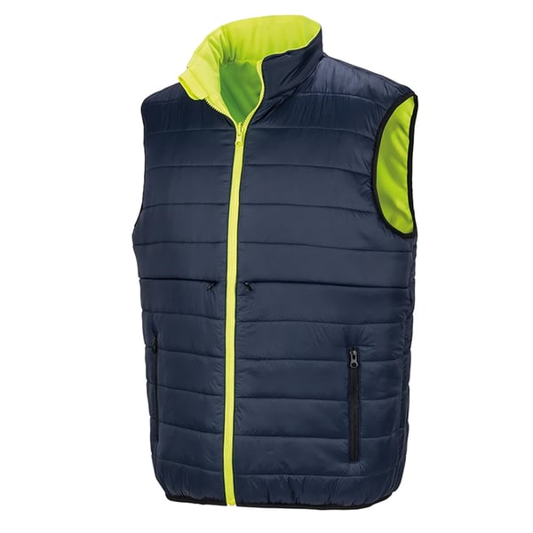 Result Safeguard Mens Reversible Soft Padded Safety Gilet