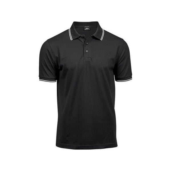 Tee Jays Mens Luxury Fashion Stripe Polo