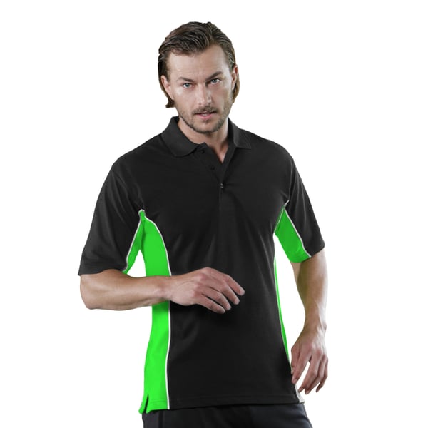 Gamegear® Mens Track Pique Short Sleeve Polo Shirt Top