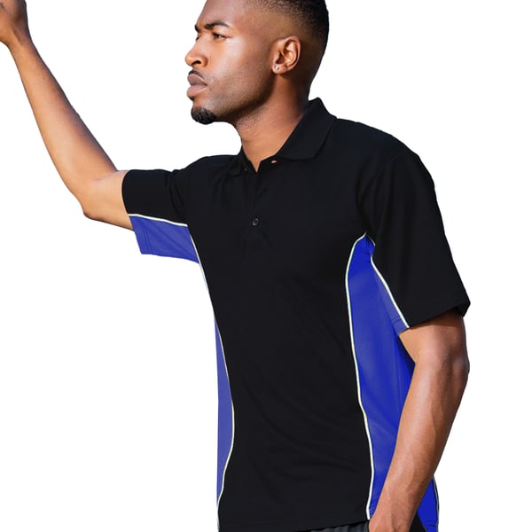 Gamegear® Mens Track Pique Short Sleeve Polo Shirt Top