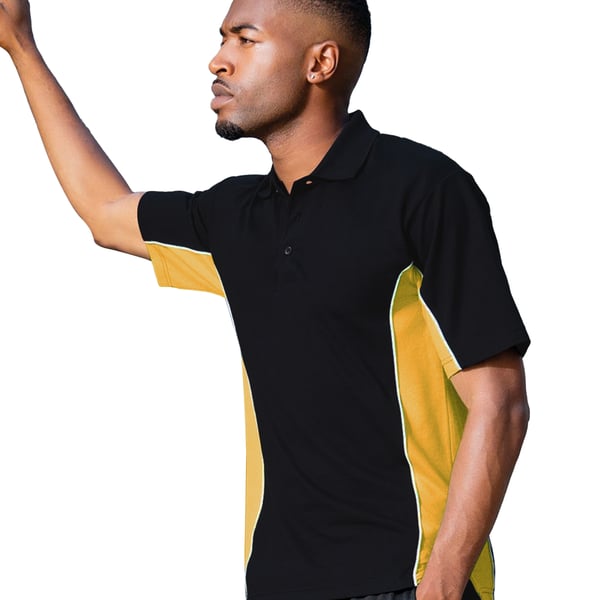 Gamegear® Mens Track Pique Short Sleeve Polo Shirt Top