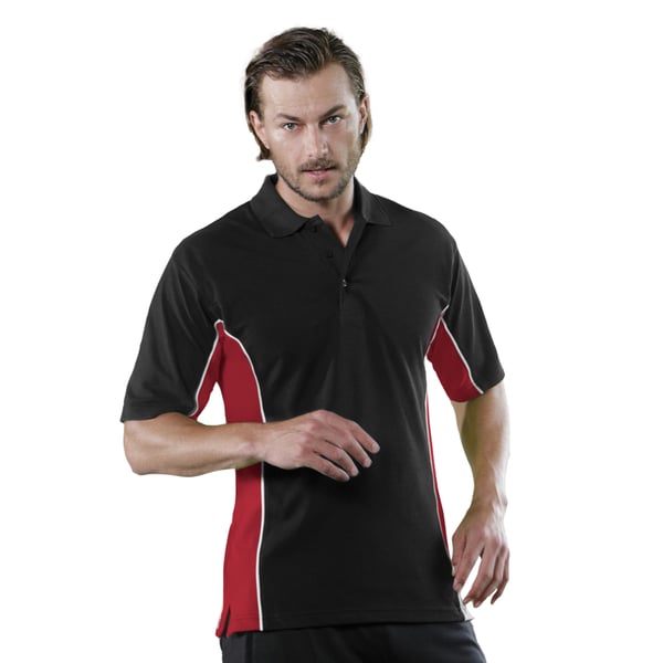 Gamegear® Mens Track Pique Short Sleeve Polo Shirt Top