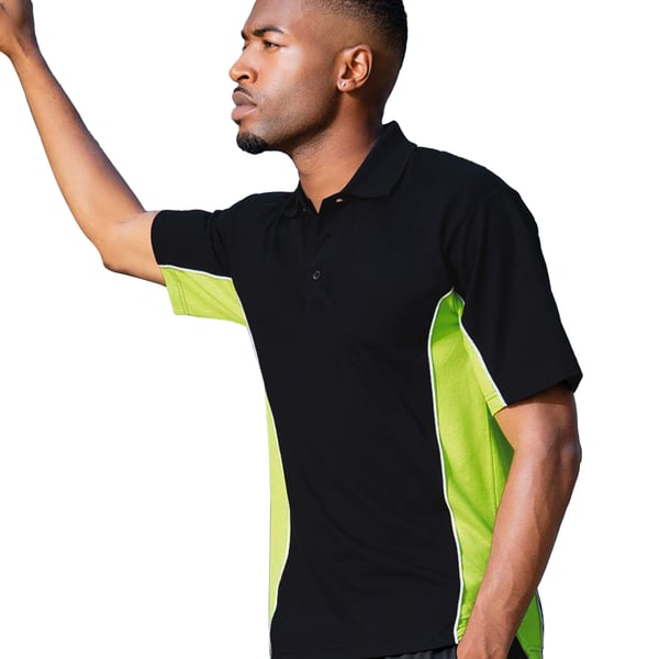 Gamegear® Mens Track Pique Short Sleeve Polo Shirt Top