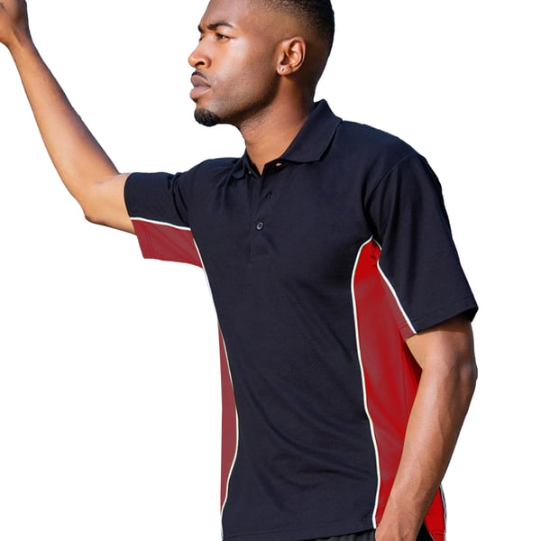 Gamegear® Mens Track Pique Short Sleeve Polo Shirt Top