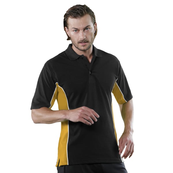 Gamegear® Mens Track Pique Short Sleeve Polo Shirt Top