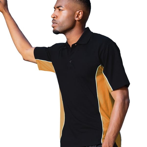 Gamegear® Mens Track Pique Short Sleeve Polo Shirt Top