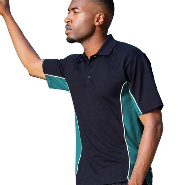 Gamegear® Mens Track Pique Short Sleeve Polo Shirt Top