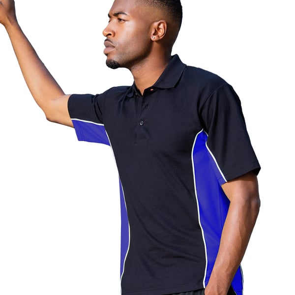 Gamegear® Mens Track Pique Short Sleeve Polo Shirt Top