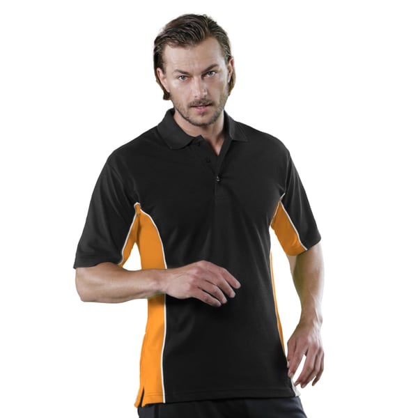 Gamegear® Mens Track Pique Short Sleeve Polo Shirt Top