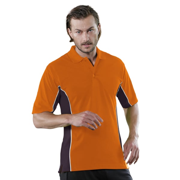 Gamegear® Mens Track Pique Short Sleeve Polo Shirt Top