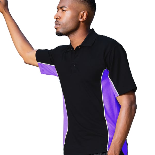 Gamegear® Mens Track Pique Short Sleeve Polo Shirt Top