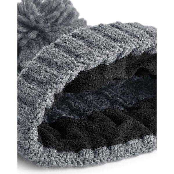Beechfield Unsiex Adults Cable Knit Melange Beanie