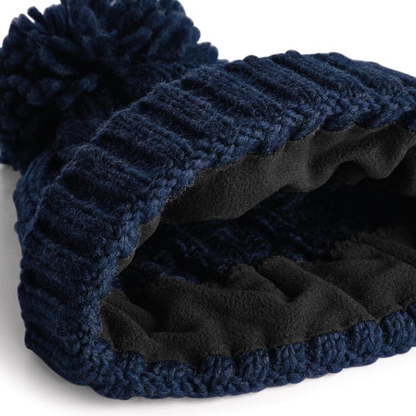 Beechfield Unsiex Adults Cable Knit Melange Beanie