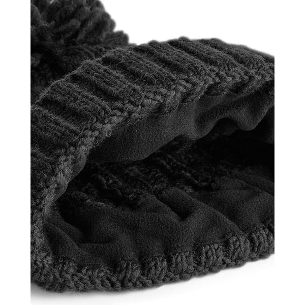 Beechfield Unsiex Adults Cable Knit Melange Beanie