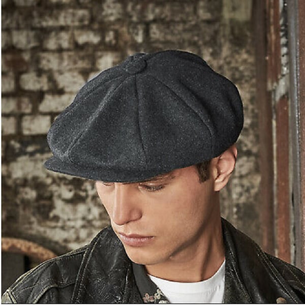Beechfield Unisex voksen Melton uld Baker Boy Cap