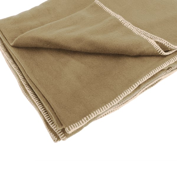 Result Plain Warm Outdoor Fleece Blanket (330gsm) (Pack of 2)