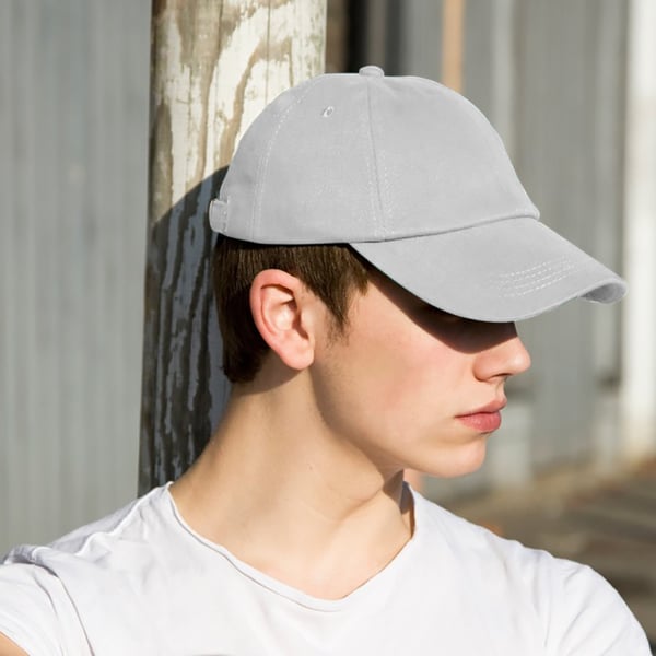 Result Unisex Low Profile Heavy Brushed Cotton Baseball Cap (Pack of 2)