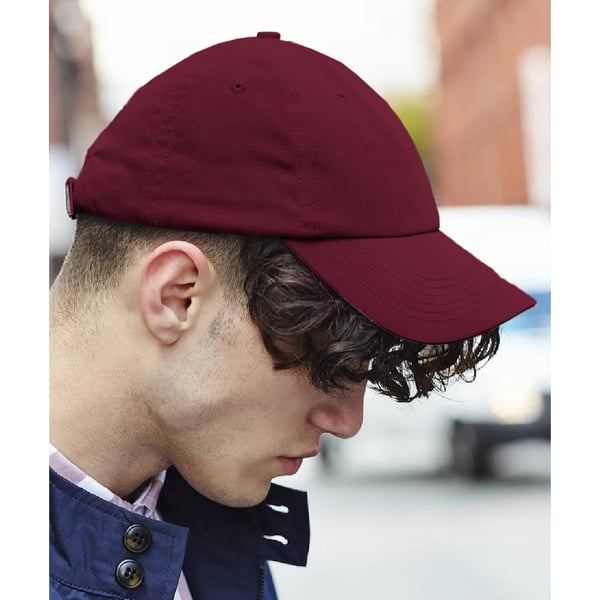 Beechfield Unisex Authentic 6 Panel Baseball Cap (pakke med 2)