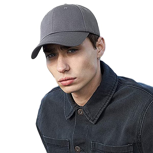 Beechfield Unisex Authentic 6 Panel Baseball Cap (pakke med 2)